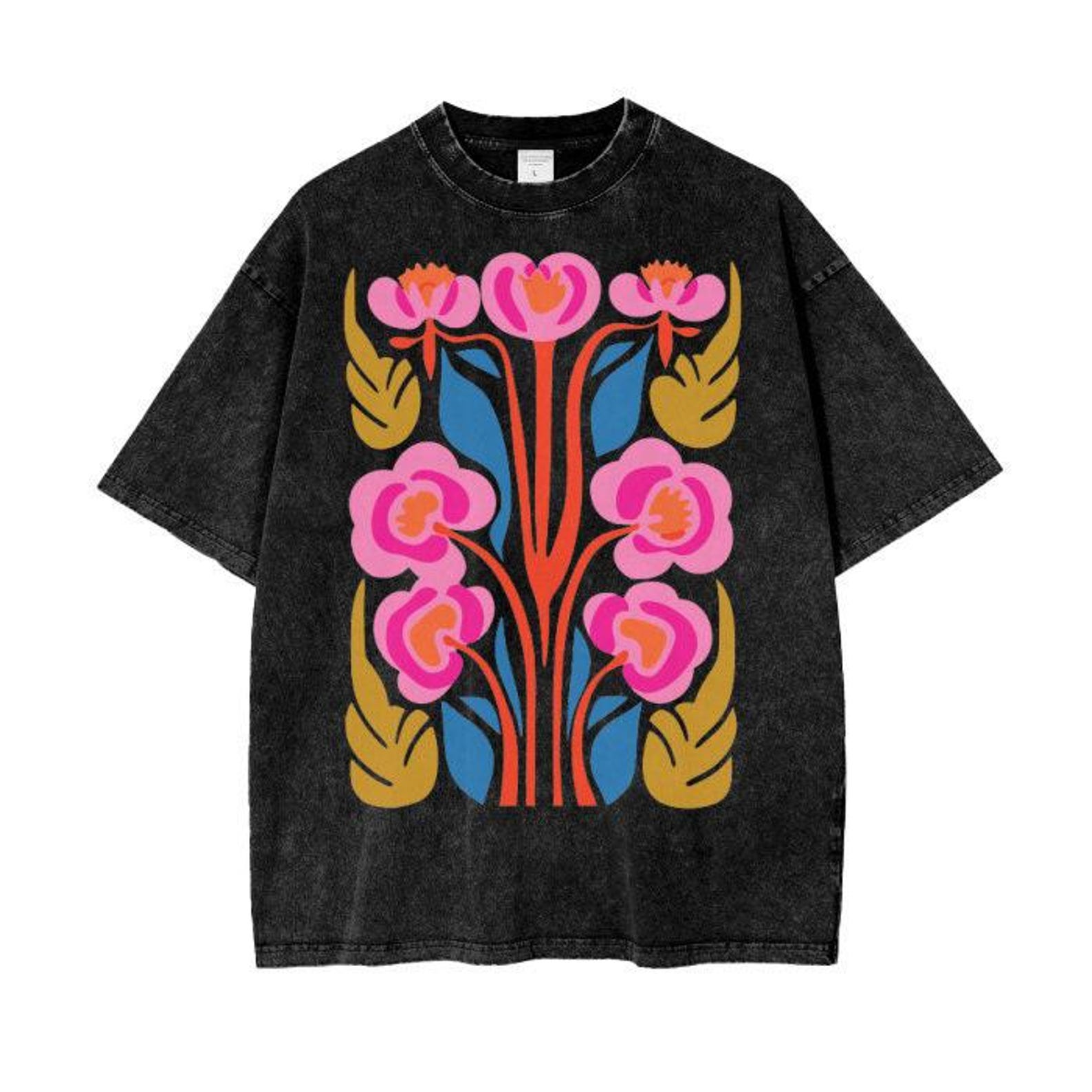 Artsy Shirt for Men, Abstract Art Shirt, Oversized Modern Art Tshirts ...