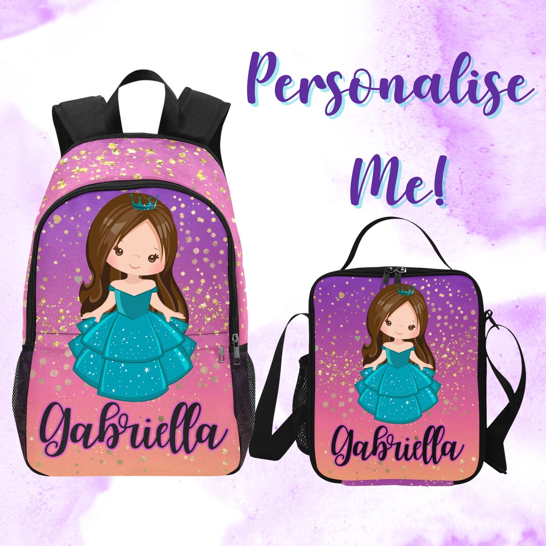 Personalized Princess Backpack for Toddler Girls Young Girls Etsy