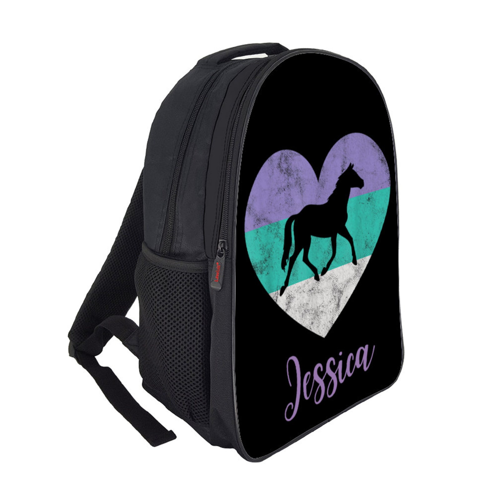 Personalized Horse Backpack for Girls Retro Style Bag for Etsy