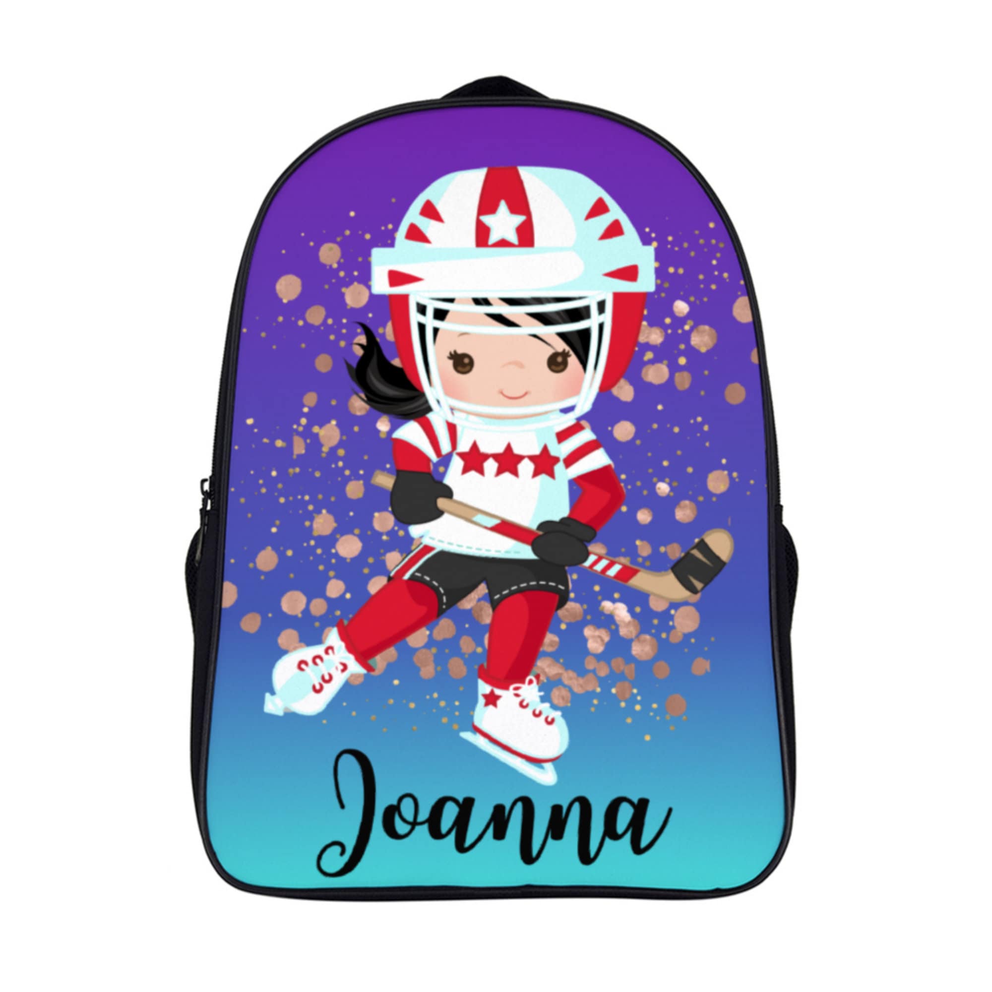 Personalized Ice Hockey Bag for Kids African American Girl Etsy UK