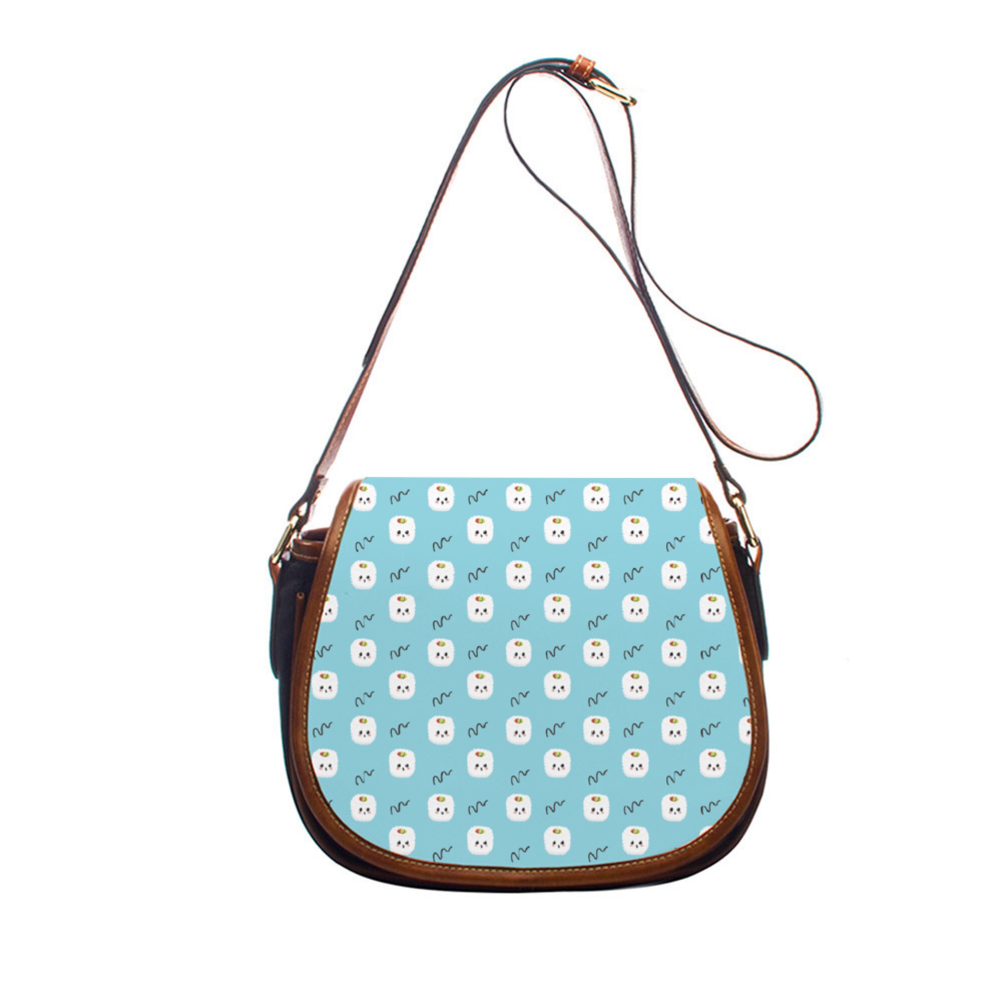 Quilted Crossbody Bag With Hot Dog Pattern - Women's Small Purse With Removable Strap, 5.91x3.15x8.27in