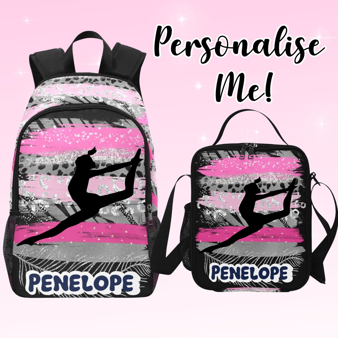 Personalized Dance Backpack for Girls Custom Dancing Backpack With Name