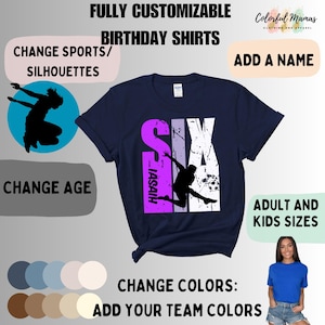 a t - shirt with a picture of a person jumping in the air