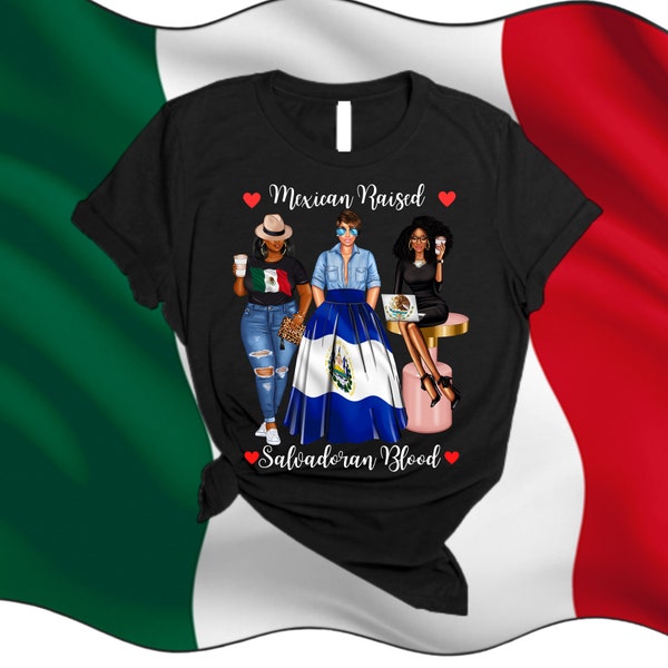 Half Mexican Half Salvador Etsy