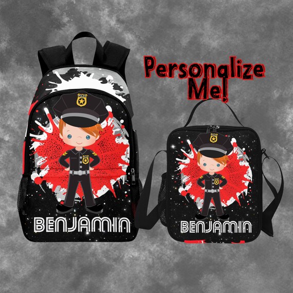 Mochila de policia para niños sale