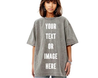 Women's Custom Shirt In Oversized Streetwear Style, Add Business Logo, Wholesale Shirts,