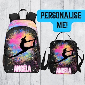 Sac à dos de danse personnalisé pour ados, sac de danse personnalisé pour enfants, cartable de rentrée pour enfants danseurs, cadeau pour ados de danse