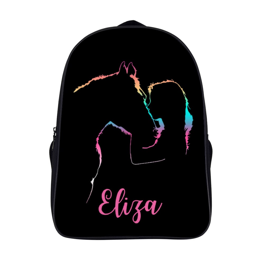 personalised horse backpack