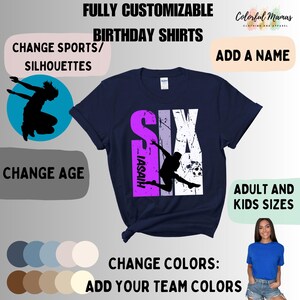 a t - shirt with a picture of a person jumping in the air