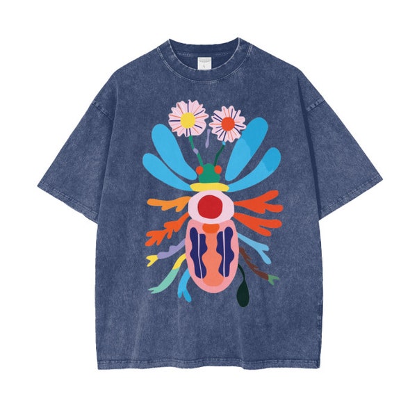 Bug Shirt for Men, insect Shirts, Entomology Shirts, Nature Shirt, Boho TShirt, Modern Shirts in Contemporary Aesthetic, Entomologist Shirt
