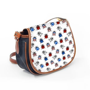 Cute Ladybug Bag for Women or Girls,  Cool Beetle Print Bag, Gift for Bug  Lovers, Gift for Entomologist Bug Expert, Insect Bugs Funny