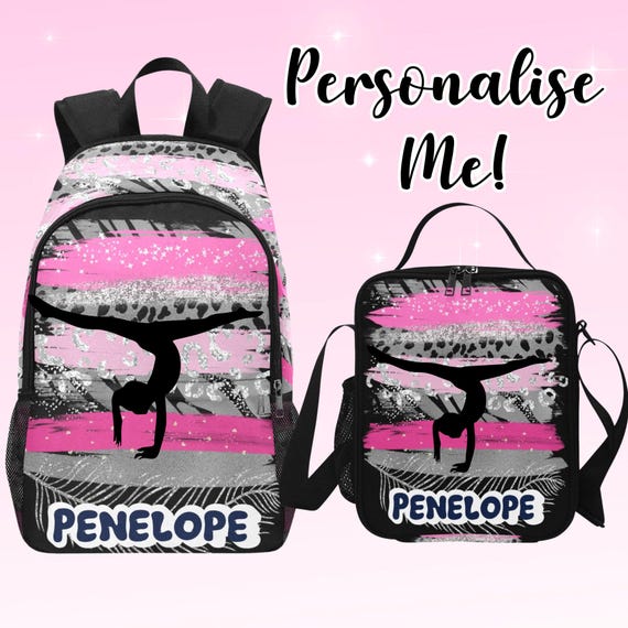 Personalized Gymnastics Backpack for Girls Custom Gymnastics