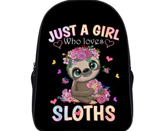 pink sloth backpack