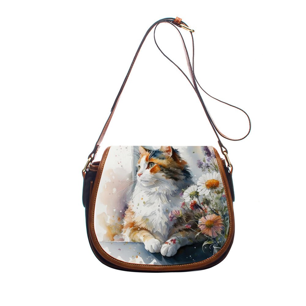 Cat Crossbody Bag for Women Realistic Cat Messenger Bag for Etsy