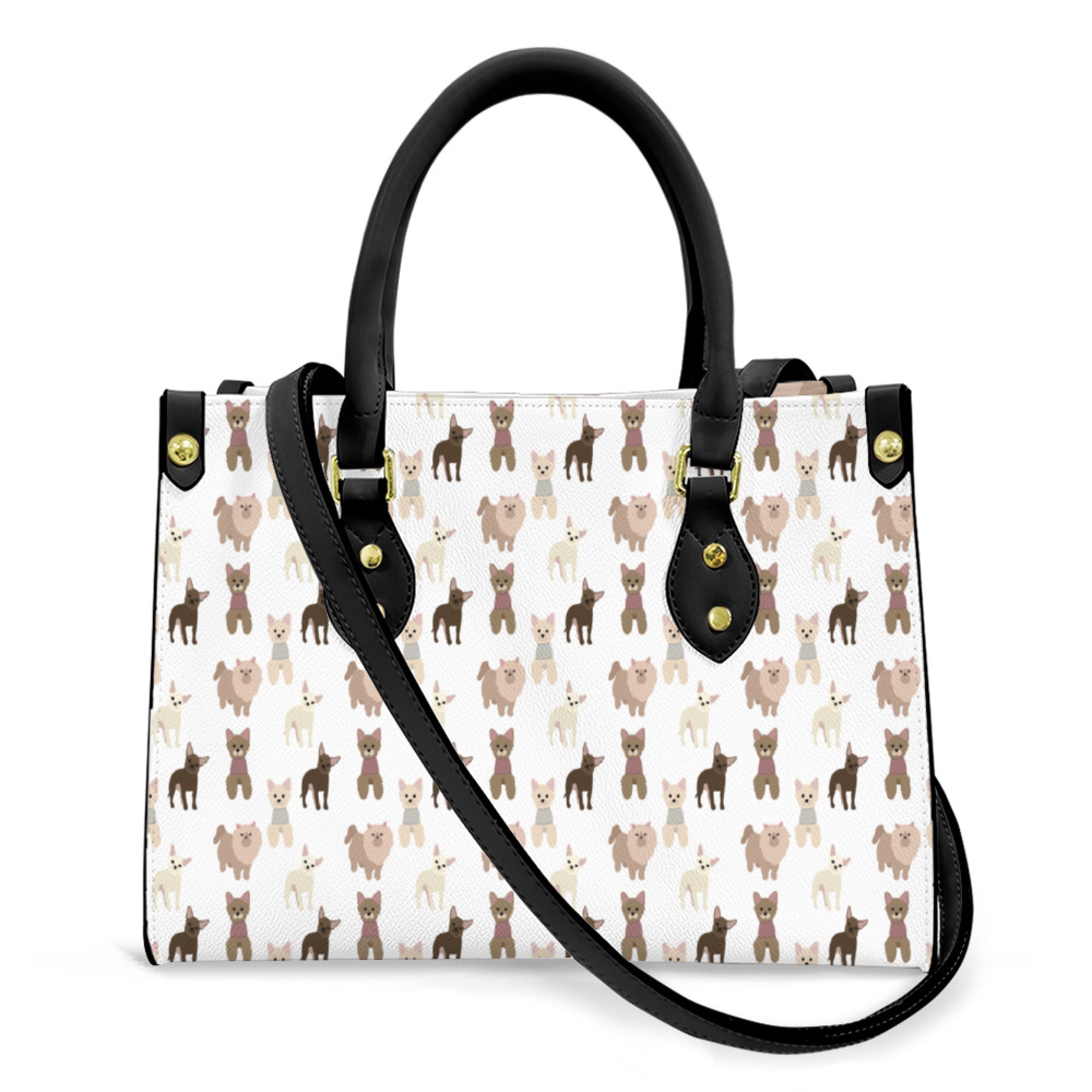 Funny Chihuahua Handbag, Womens Bag With Chihuahua Print