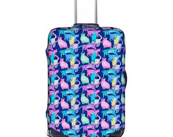 Funda para maleta con bonitos gatos para niños y adultos.