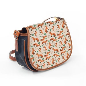 Sac pour femme à imprimé renard, cadeau pour amoureux des renards, sac animalier pour femme, sac messager à imprimé renard avec bandoulière pour anniversaires d'été