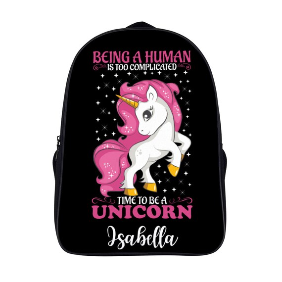 Funny Unicorn Backpack for Girls Girls 