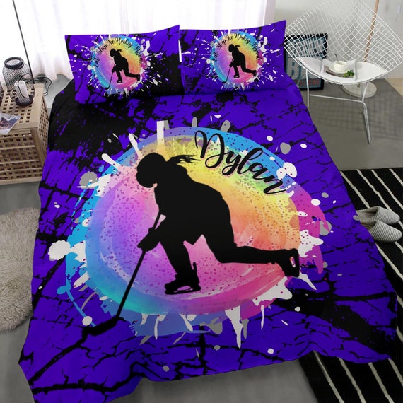 Girls top hockey bedding