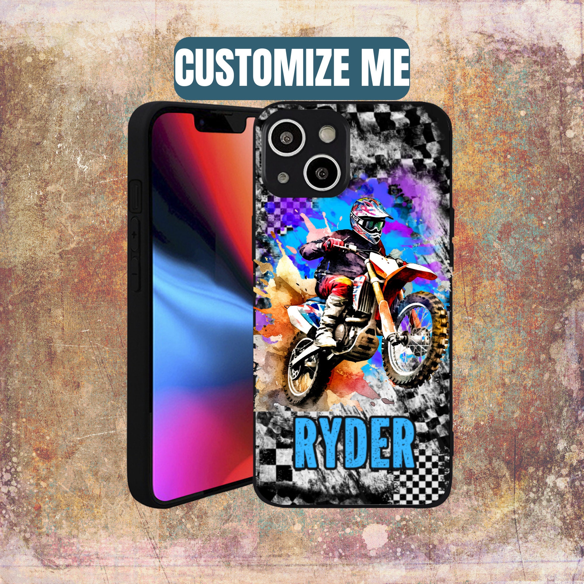 Custom Dirtbike Phone Case - Etsy Custom Dirtbike Phone Case - Etsy