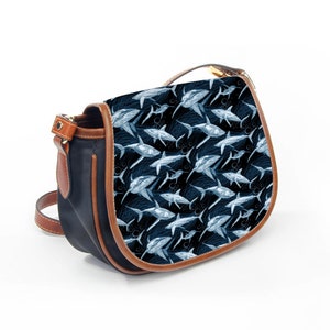 Joli sac requin tigre pour femme ou fille, sac cool à imprimé requin, cadeau pour les amateurs de requins, cadeau pour océanographe, aime Ocean Jaws