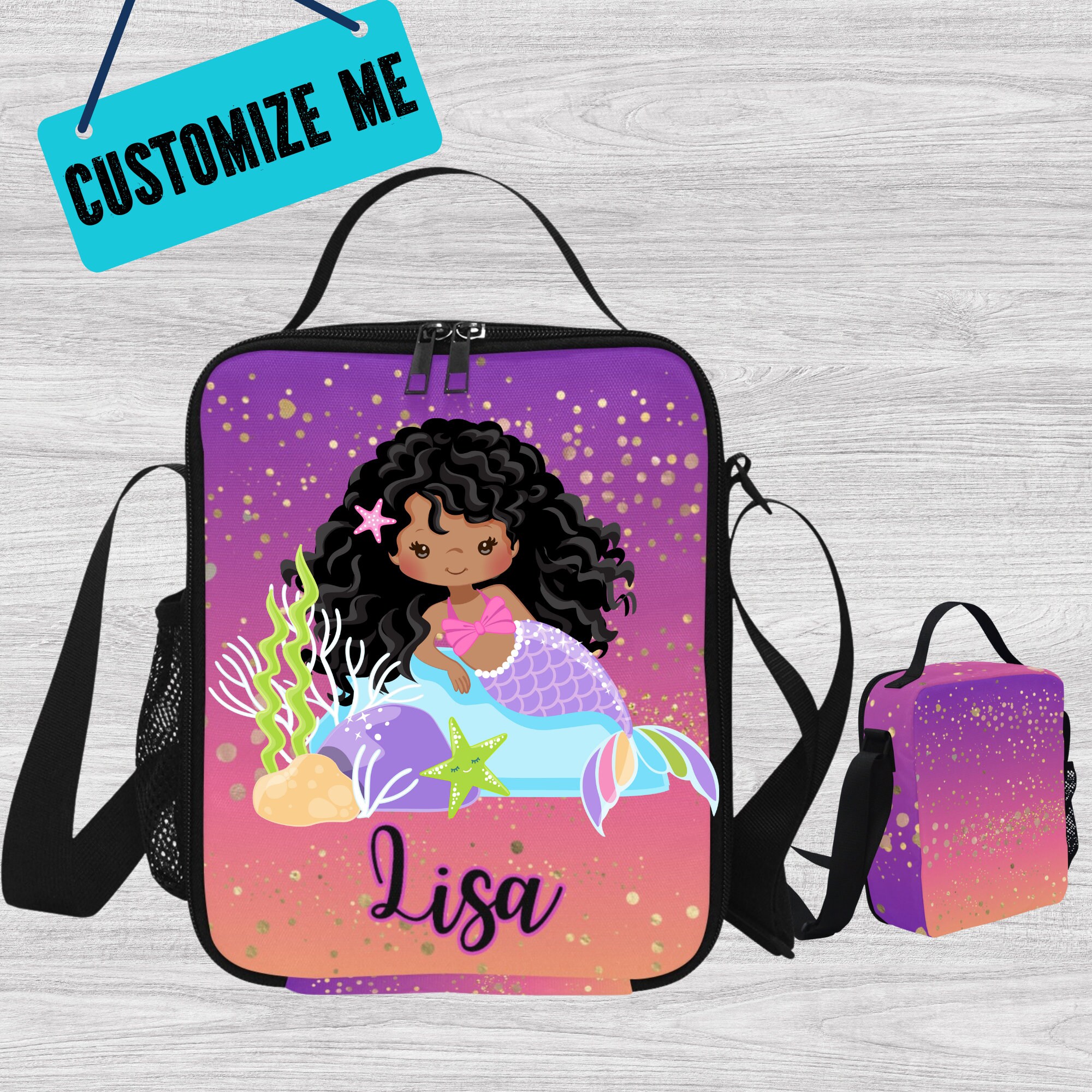 Mochila mermaid negra hotsell
