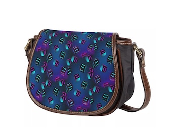 Game Board and Dice Handbag for Women
