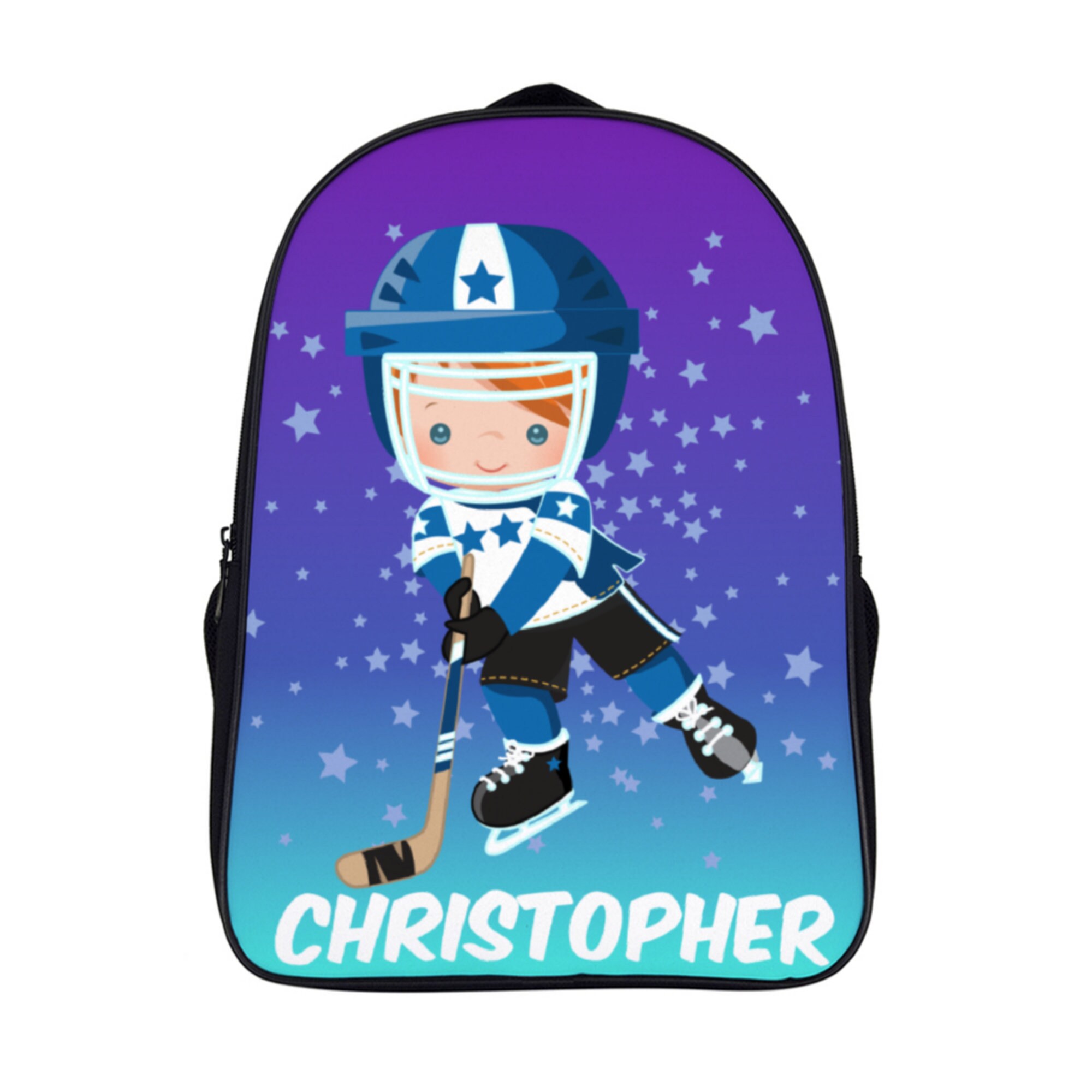Personalised Ice Hockey Bag for Boys Kids Backpack for Ice Etsy