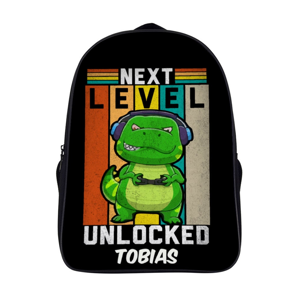 Personalized Gamer Backpack for Kids Boys Backpack for Etsy
