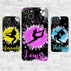 Personalized Dance Iphone Cover  - Customized Iphone Cover for Dancers - Funky Phone Case for Dancers Birthdays Christmas -  Personalise