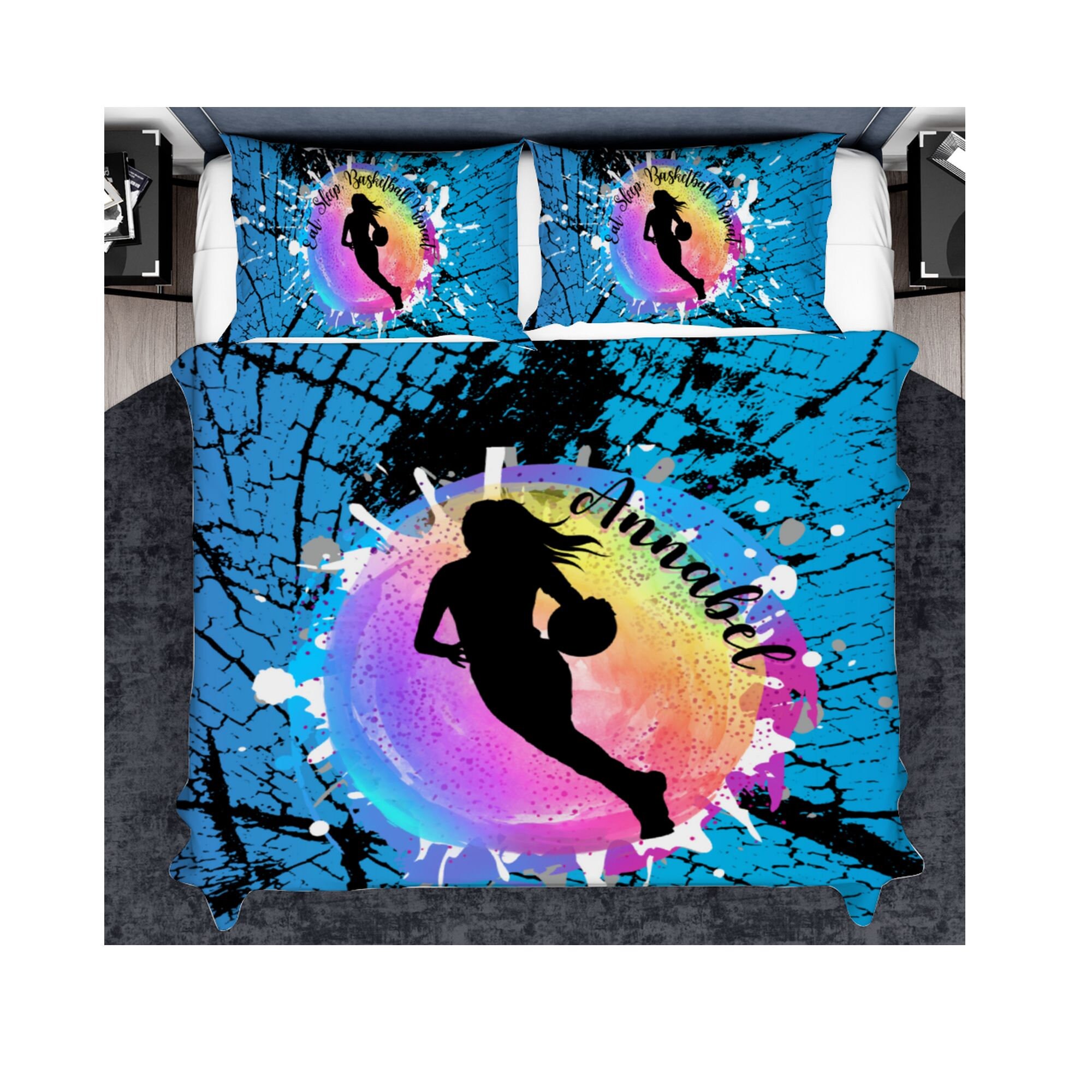 Girls basketball comforter cheap