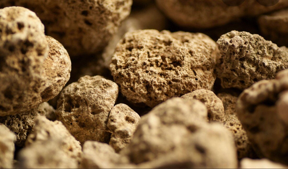 Natural French Tufa rock for terrariums, aquarium, rock gardens