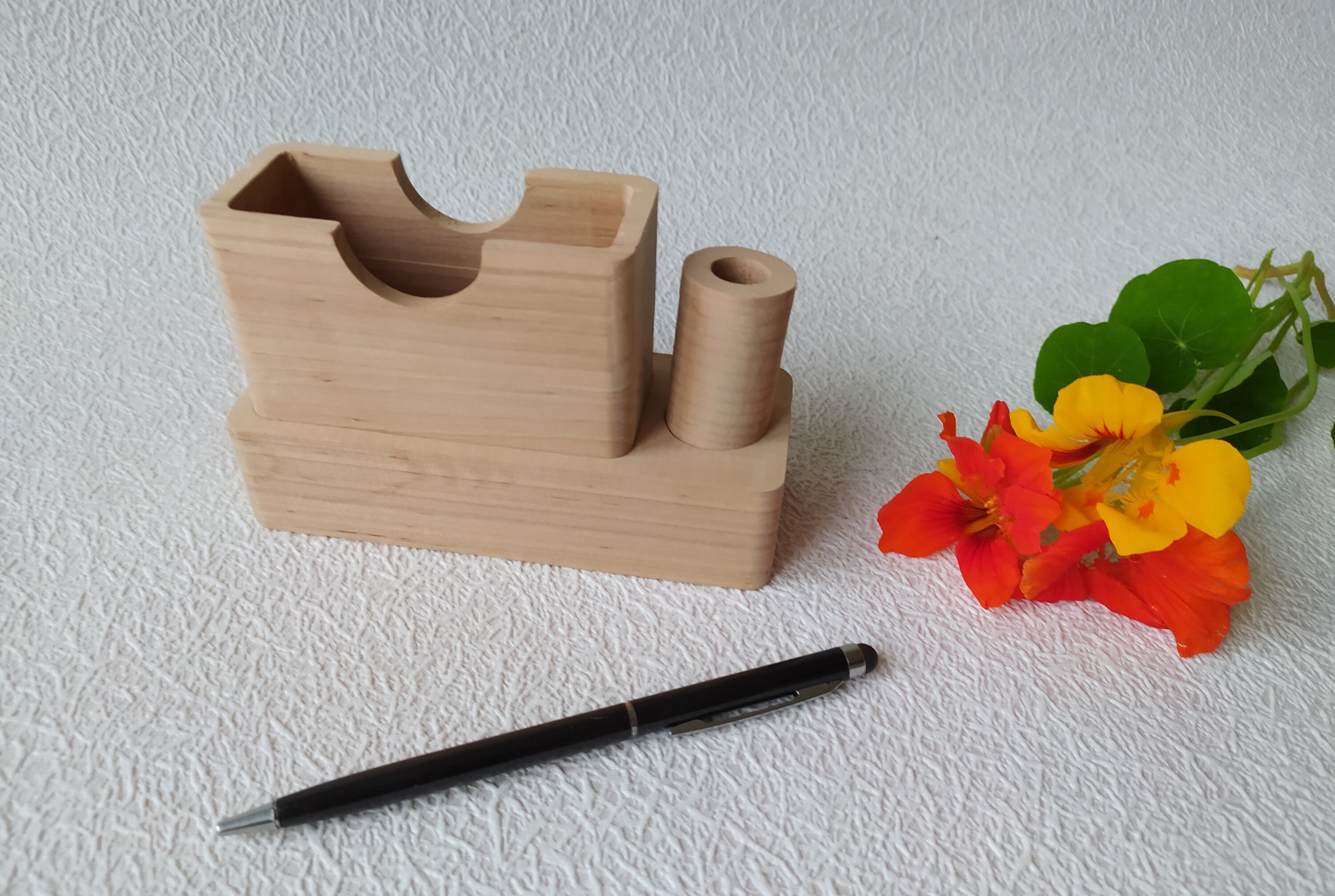 Sticky Note Holder Wooden Sticky Note Holder Desk Organizer Etsy
