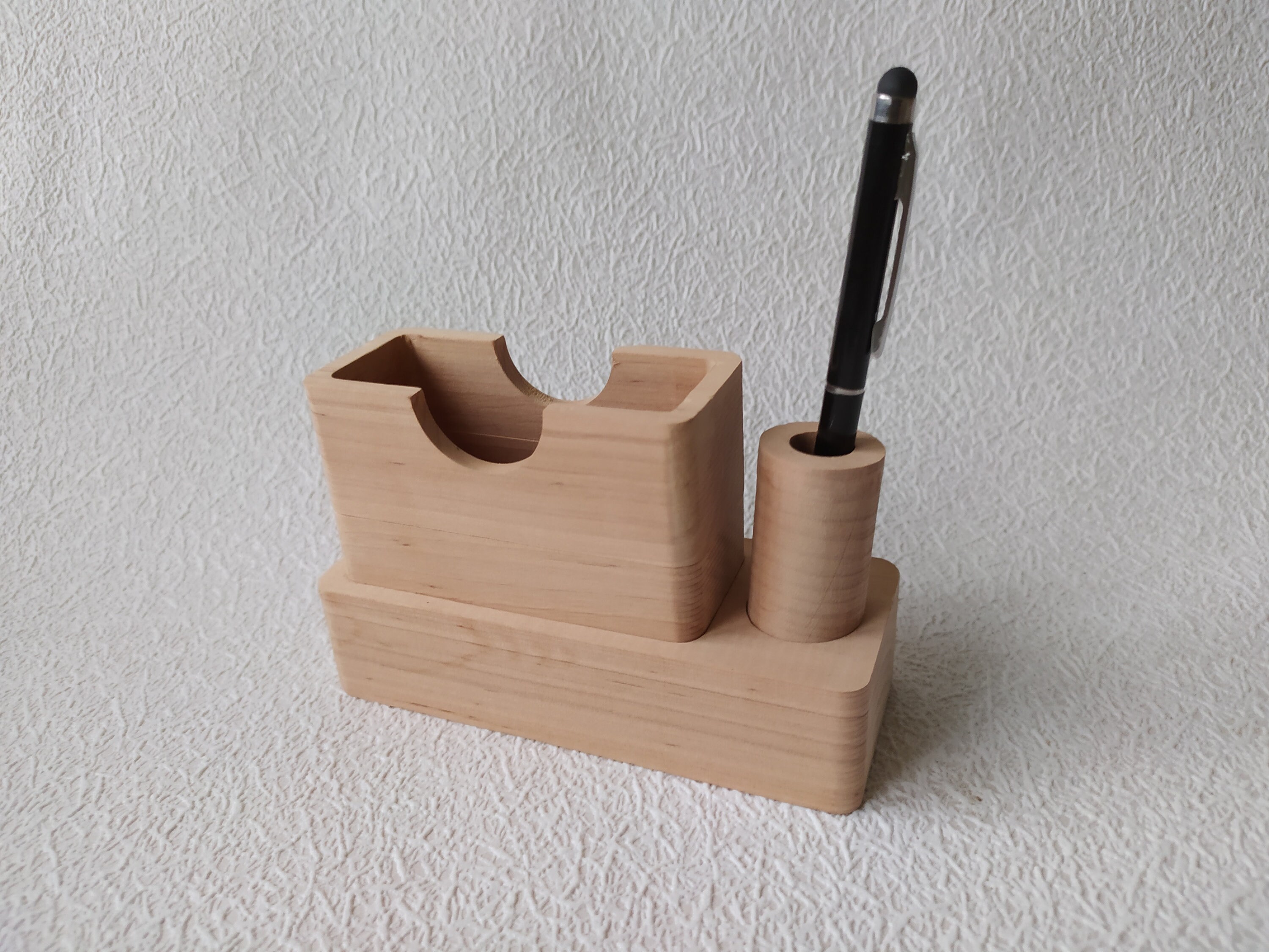 Sticky Note Holder Wooden Sticky Note Holder Desk Organizer Etsy