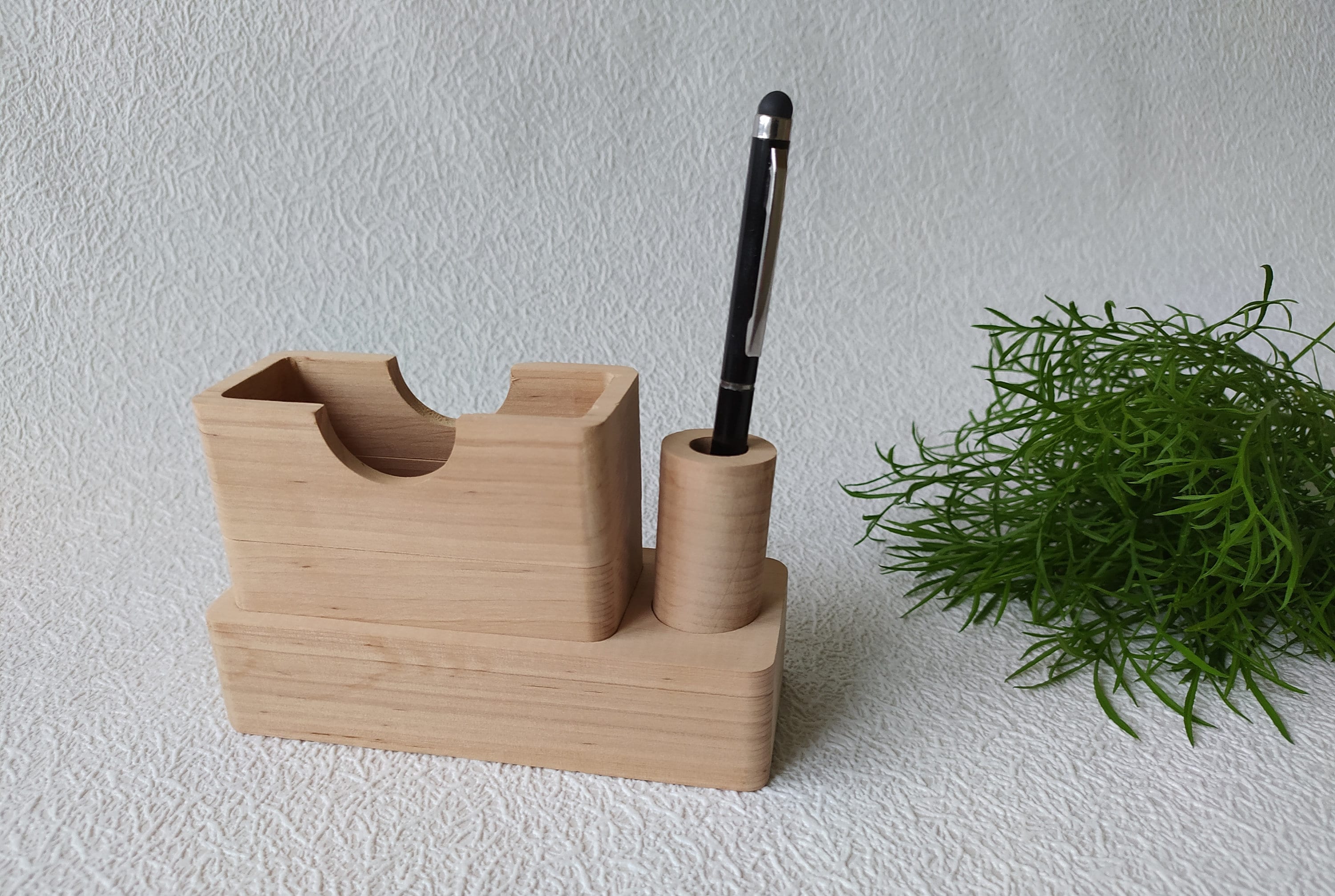 Sticky Note Holder Wooden Sticky Note Holder Desk Organizer Etsy