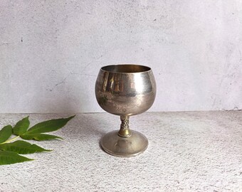 Calice da brandy vintage Falstaff placcato in argento