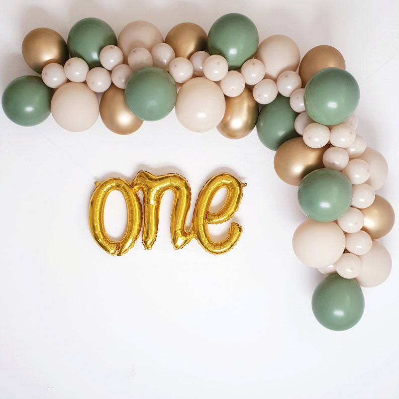 Eucalyptus Balloon Garland DIY Balloon Garland Kit Woodland Etsy