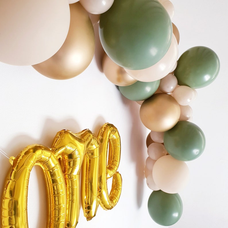 Eucalyptus Balloon Garland DIY Balloon Garland Kit Woodland Etsy