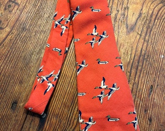 Bert Pulitzer Necktie, Duck Tie, Viyella, England