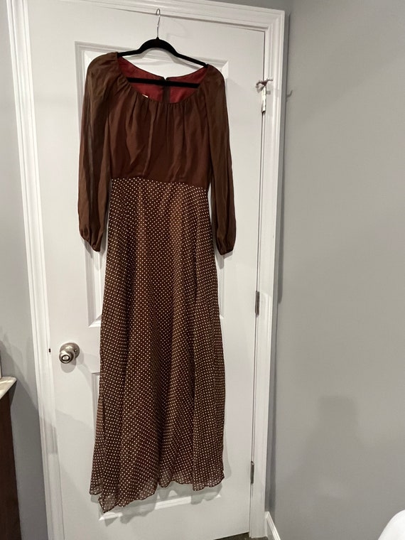 Miss Elliott’s California, 1960 dress, Long Dress,