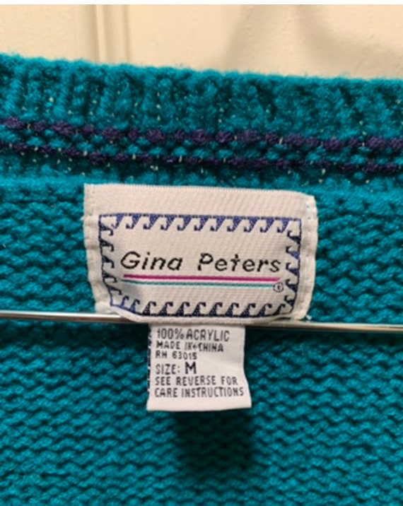Vintage Gina Peters Cardigan, Sweater - image 3