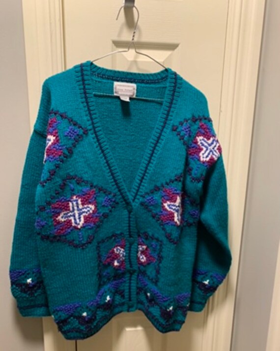 Vintage Gina Peters Cardigan, Sweater - image 1