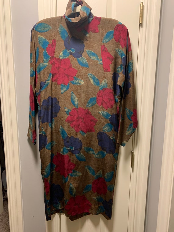 Vintage Neiman Marcus silk dress, 100% silk, 1980’