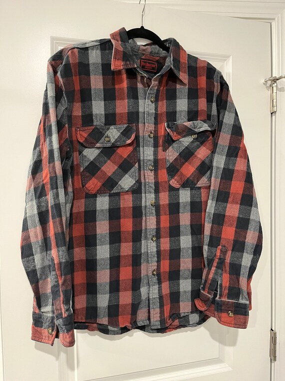 Five Brothers Flannel, Plaid, Button Uo - image 1