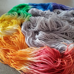 Everyday Pride - Hand Dyed Rainbow Variegated Yarn - Superwash Merino Wool/Nylon Blend - Fingering/Sock Weight