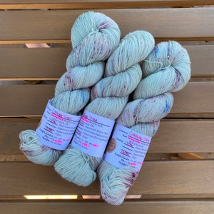 Cottage View - Hand Dyed Variegated And Speckled Yarn - Superwash Merino Wool/Nylon Blend - Fingering/Sock Weight - DK Weight