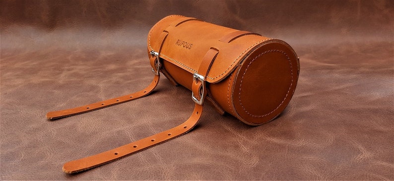vintage bike saddle bag