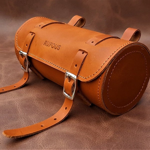 Handmade leather Pannier bag Bicycle Saddle Bag Vintage Tan Leather tool bag motorcycle saddle bags Bike bag motorcycle bag Gift for Her