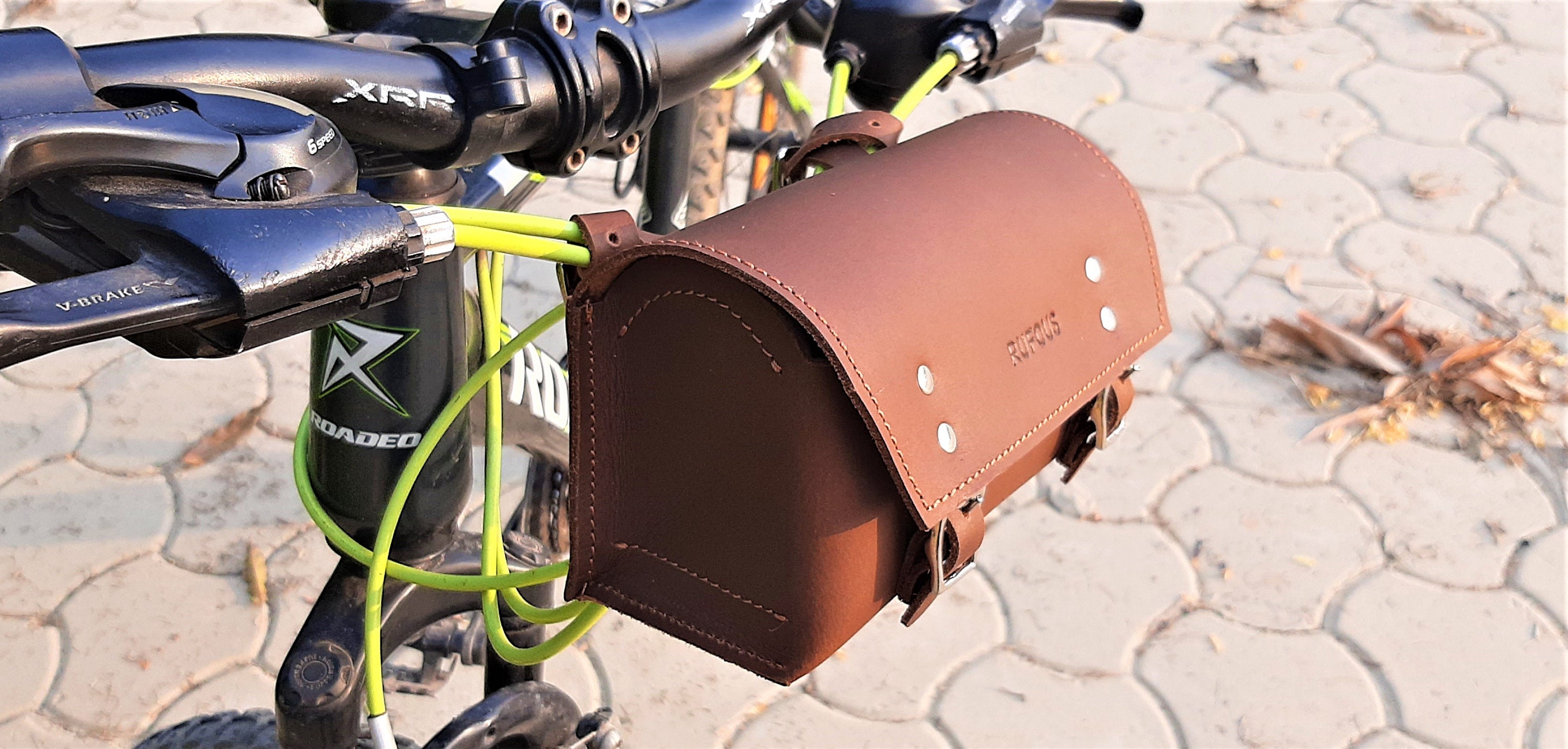 Vintage brown saddle bag Retro Bicycle bag. Etsy