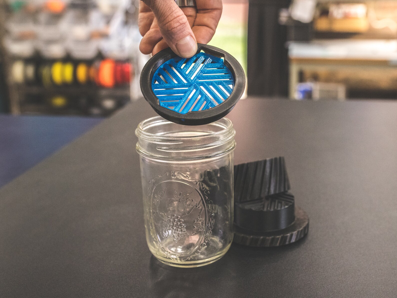 Tw1st The Highlux MasonJar Grinder System Mason jar Etsy